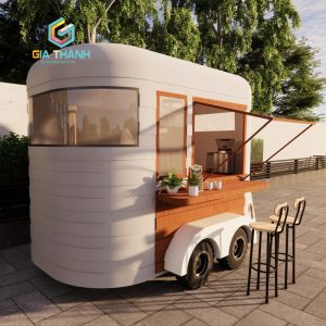 Kiot Bán Cafe, Trà Sữa đẹp hình chiếc xe Mẫu 06