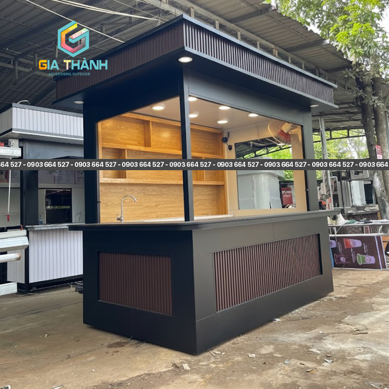 kiot-ban-cafe-tra-sua-mau-02-07 Kiot Lưu Động Bán Cafe Trà Sữa màu Nâu Gỗ Mẫu 02