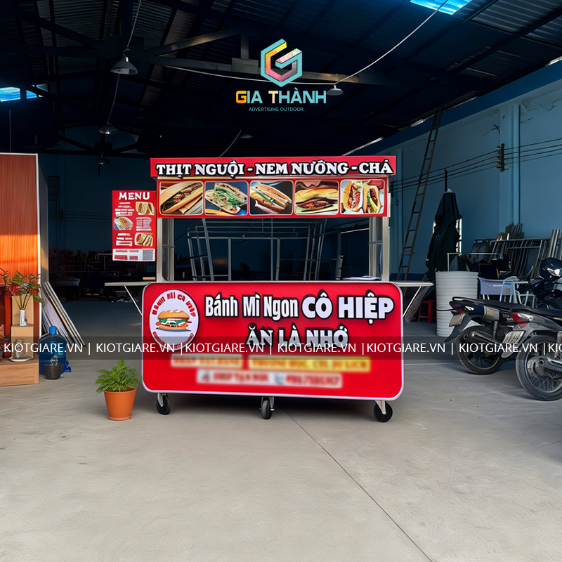 xe-ban-banh-mi-mau-12 Xe Bán Bánh Mì Di Động siêu đẹp Mẫu 12