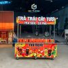 Xe bán Trà Trái Cây tươi Trà Moré bằng Inox mẫu 20